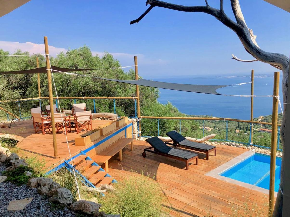 House Sienna Of Villa Intaba Best Views Corfiot Riviera Corfu Island Greece Contemporary Design Pool With Spectacular Sea Views Close To Ipsos Beach Pyrgi  Exteriör bild